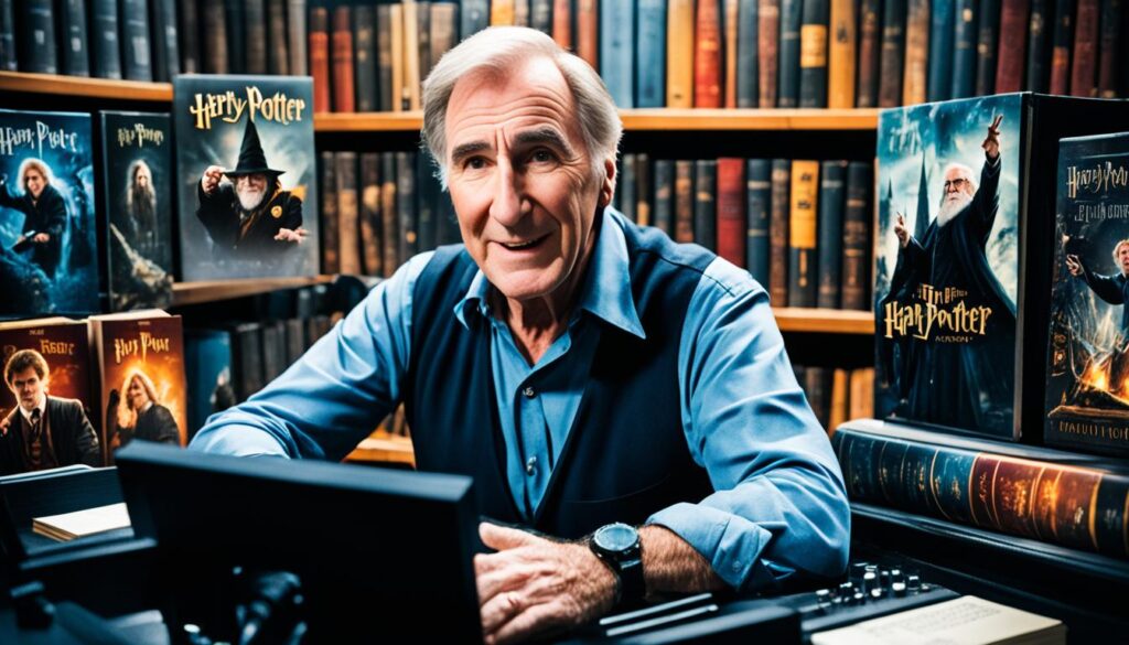 Jim Dale voicing Harry Potter characters